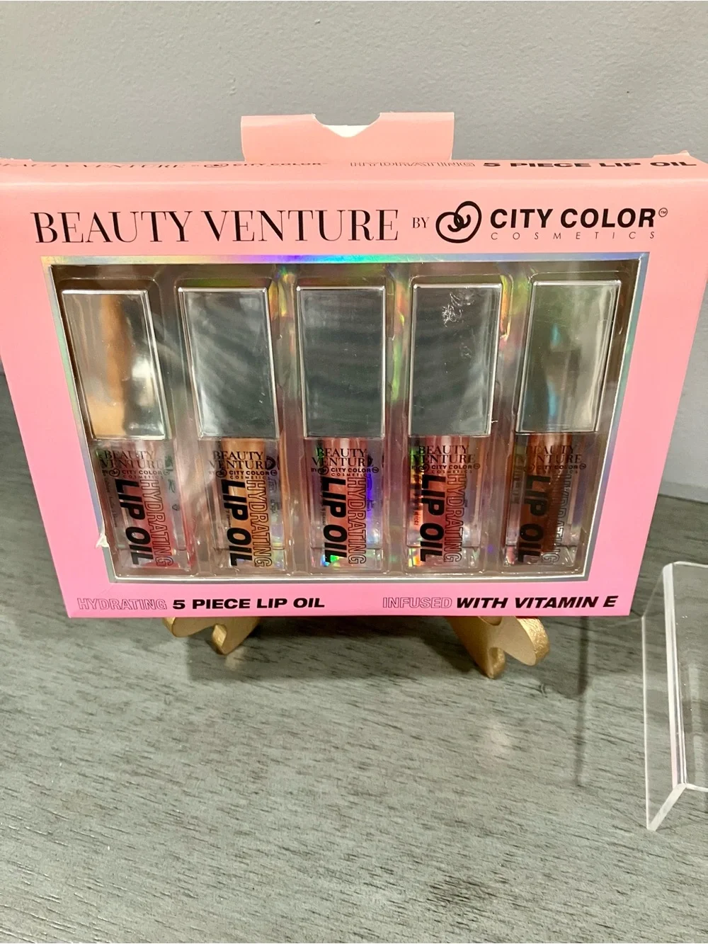 City Color Beauty Venture 5-Piece Lip Oil Set